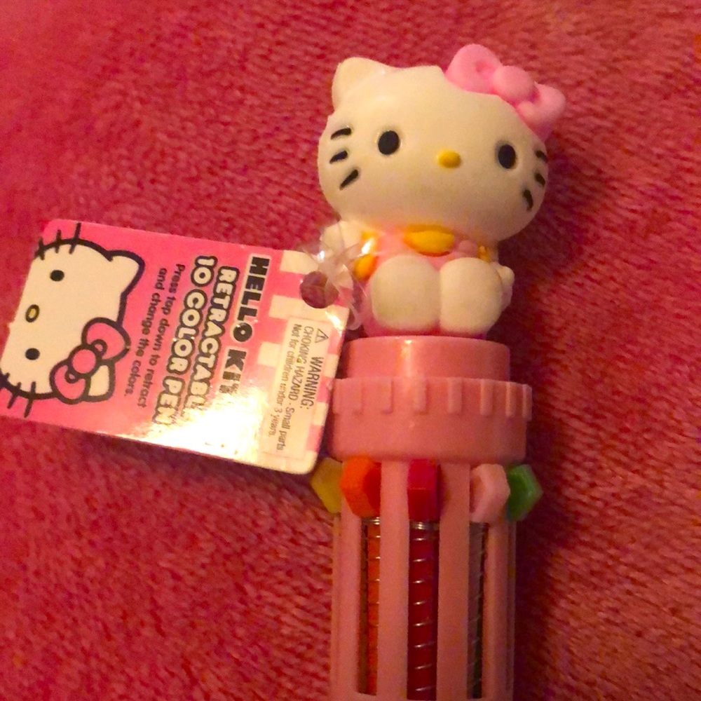 NWT Hello kitty multicolored ballpoint pen